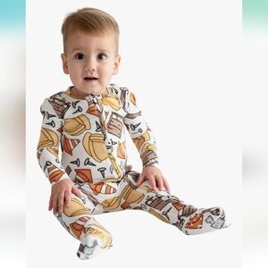 Posh Peanut Bamboo Convertible Sleeper Pajamas Construction 18 24M